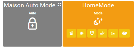 Des modes pour piloter la maison selon la période de la journée ou l'humeur