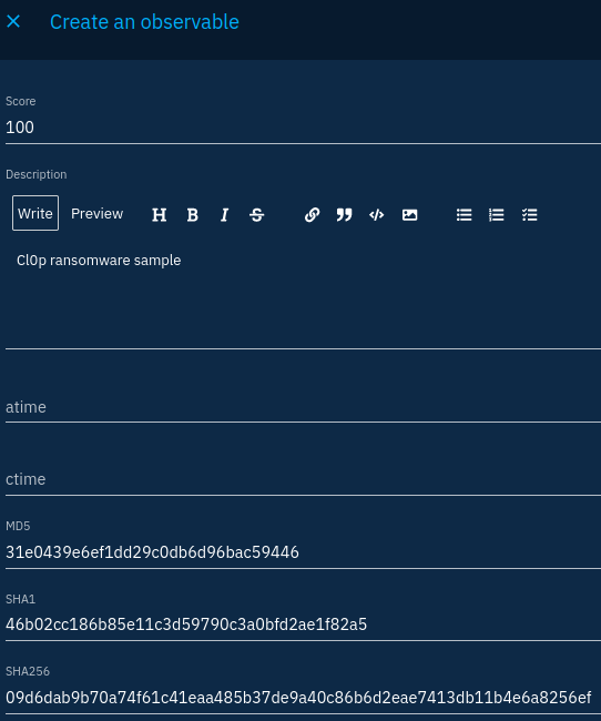 OpenCTI # 2 - Usage basics