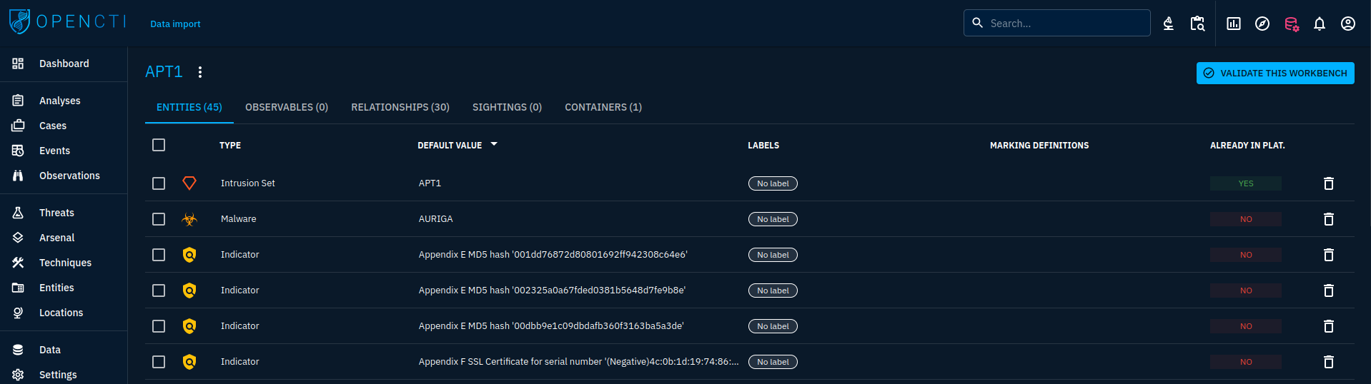 OpenCTI #5 - Reports, groupings, cases