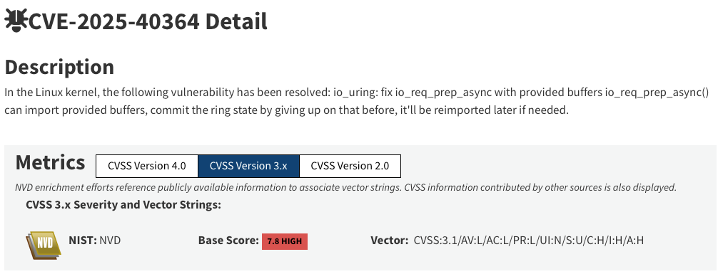 An obscure vulnerability report on a Linux Kernel function